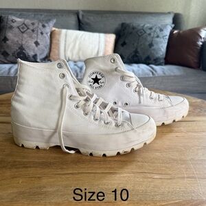 Converse platform Women's White High-Top Sneakers